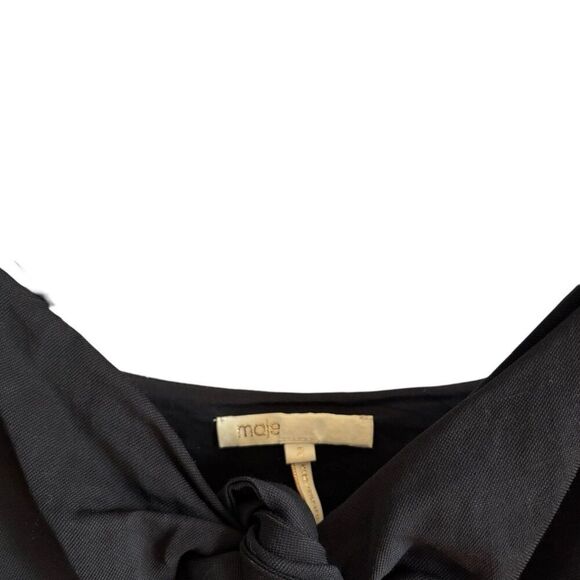 Maje NWOT Tie Front Crop Top - Picture 11 of 11